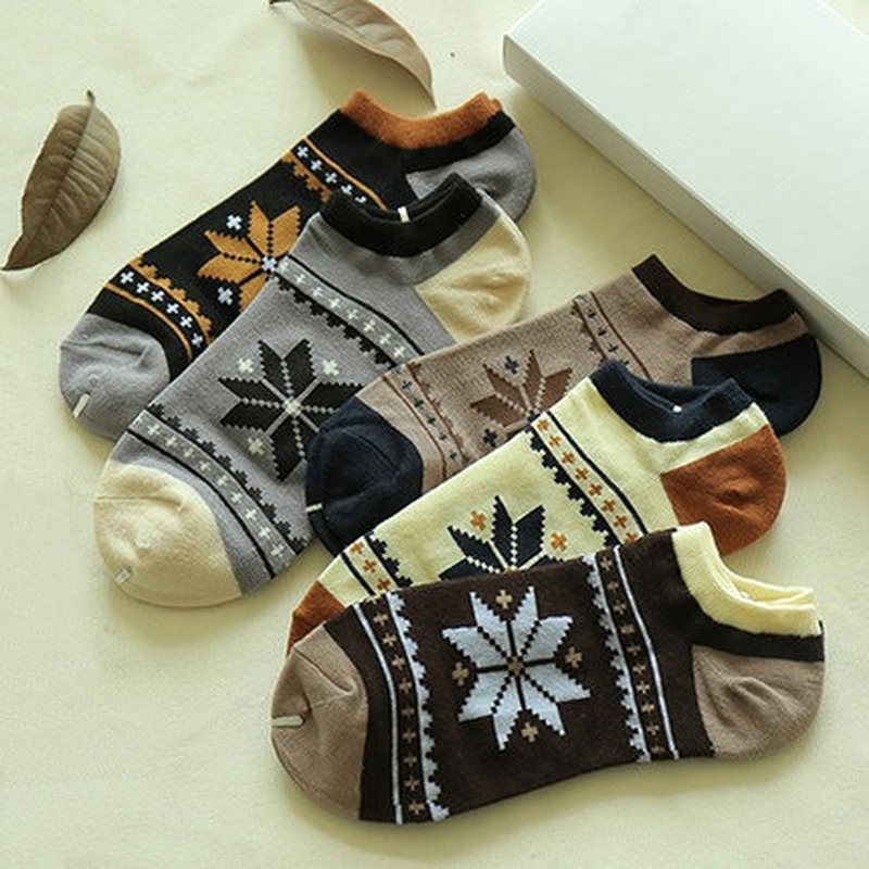 Vớ cotton cổ ngắn thời trang dành cho nam