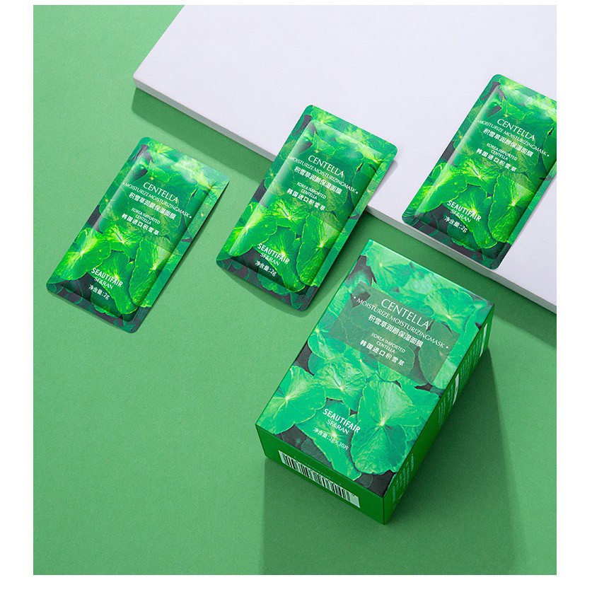 ✨Combo 6 gói Mặt Nạ Ngủ Rau Má Dạng Gel Centella giảm các vết thâm trên da mụn, làm sạch da ngăn mụn hiệu quả