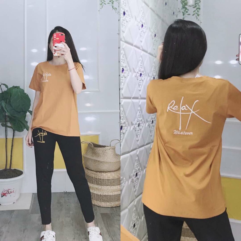 Đồ bộ nữ mặc nhà thun co giản, set đồ bộ nữ quần dài thun cotton dễ thương, đồ ngủ nữ bigsize 45-85kg
