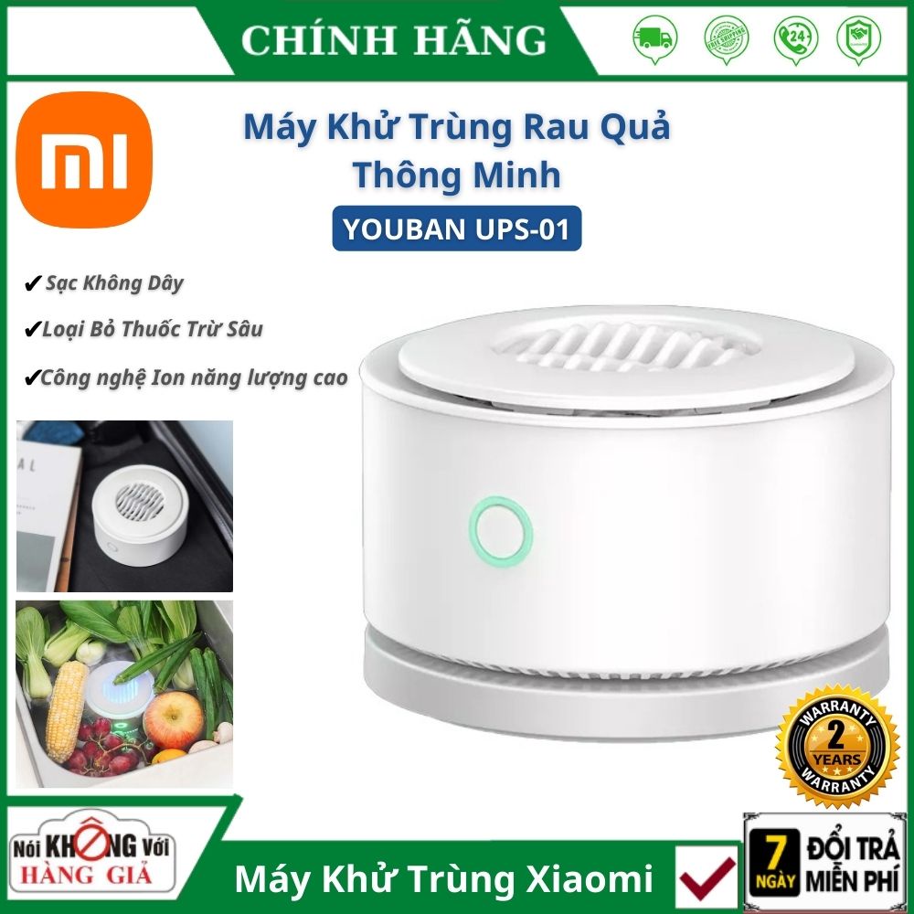 Máy khử độc rau củ quả thông minh Xiaomi YOUBAN UPS-01 , rửa thực phẩm khử khuẩn tiệt trùng công nghệ ozone