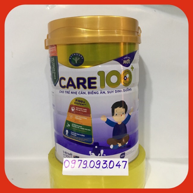 Sữa Care 100+ (mẫu mới)- 900g date: 05/2023