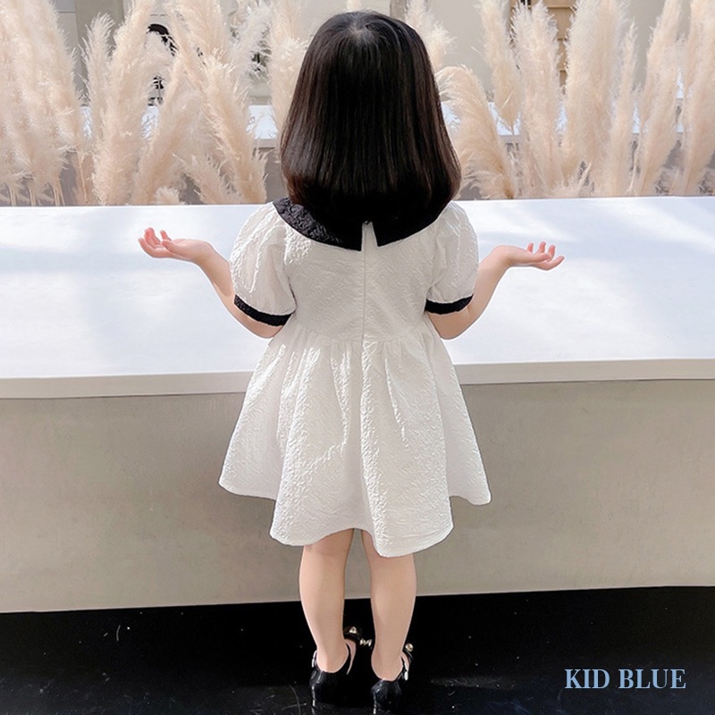 Đầm Công Chúa Cổ Búp Bê Nhiều Màu Sắc Thời Trang Mùa Hè Phong Cách Hàn Quốc Cho Bé Gái
