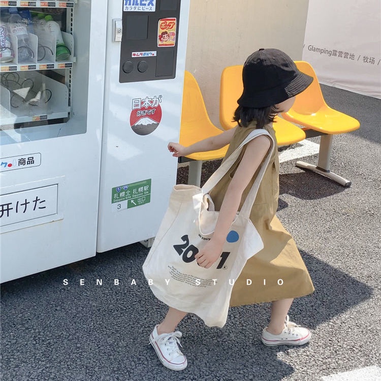 Đầm Không Tay Dáng Dài Phong Cách Phương Tây Thời Trang Mùa Hè Dành Cho Bé Gái 5 Tuổi