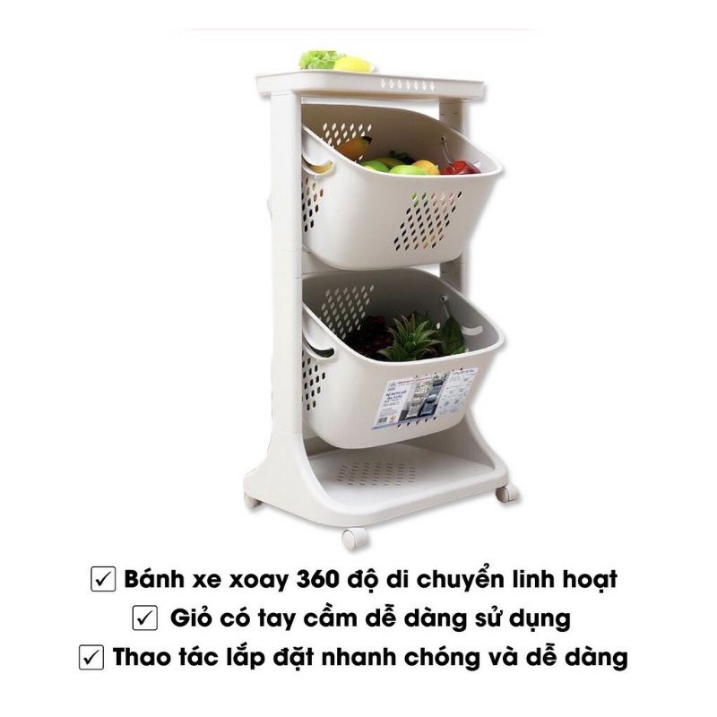 [Mã LIFEHL50K giảm 10% đơn 200K] [GIÁ SẬP SÀN] KỆ ĐA NĂNG 2, 3 TẦNG VIỆT NHẬT