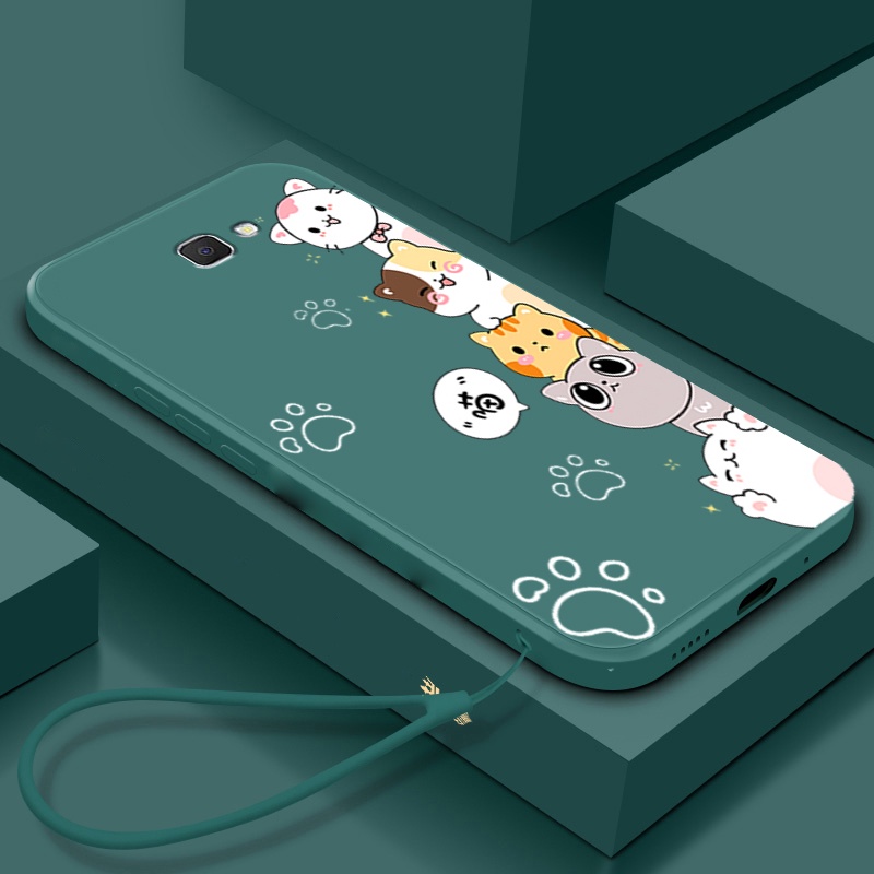 Ốp lưng samsung j7 prime samsung j4 plus j6 plus samsung j4  samsung j6  j7 pro Ốp Điện Thoại Silicon Mềm Bảo Vệ Cho samsung j7 prime samsung j4 plus j6 plus samsung j4  samsung j6  j7 pro DZMM01 viền vuông cute