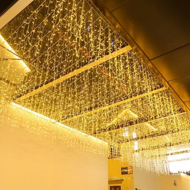 Dây Đèn Led nháy rèm mành 12m Đèn Led rủ Led thả sợi trang trí quán cafe, trần nhà , cafe sân vườn, trang trí noel