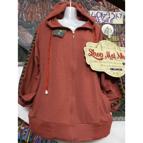 Áo khoác viền tay bigsize