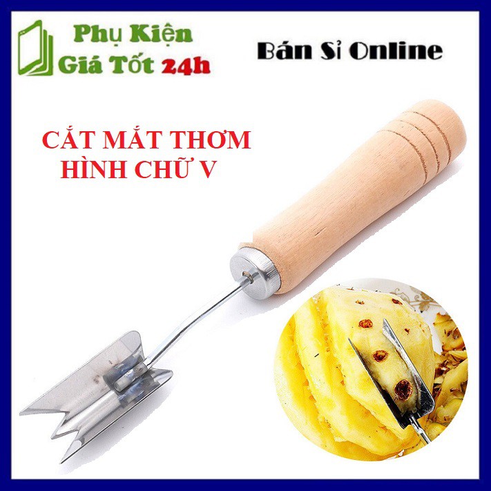 Cắt gọt mắt thơm tiện lợi