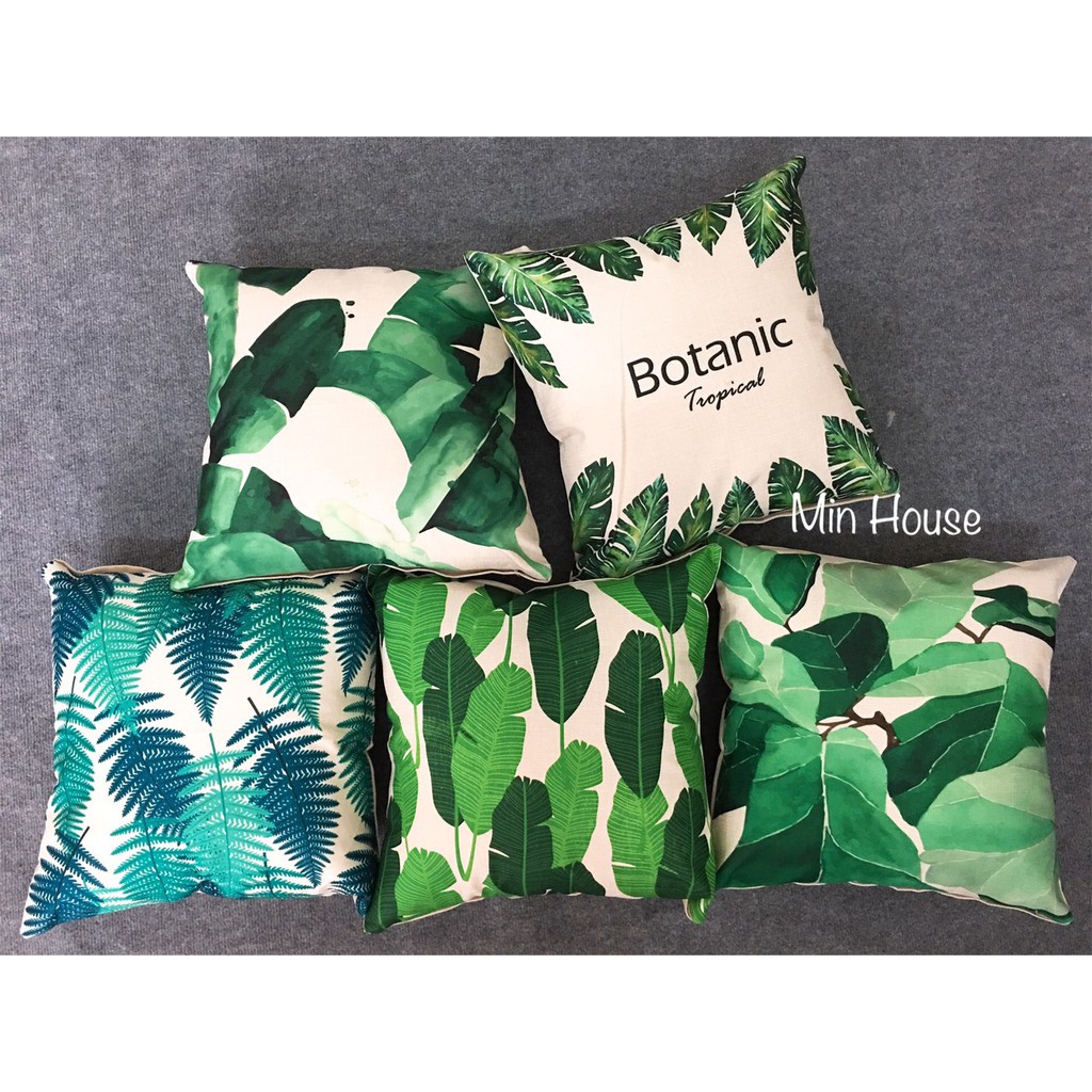 [FREESHIP] Vỏ gối tựa lưng sofa trang trí size 45 x 45 cm