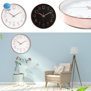 BKK Digital Clock Wall Clock 12inch Quartz Clock Ornament Office Fashion Livingroom Silent Home Decoration