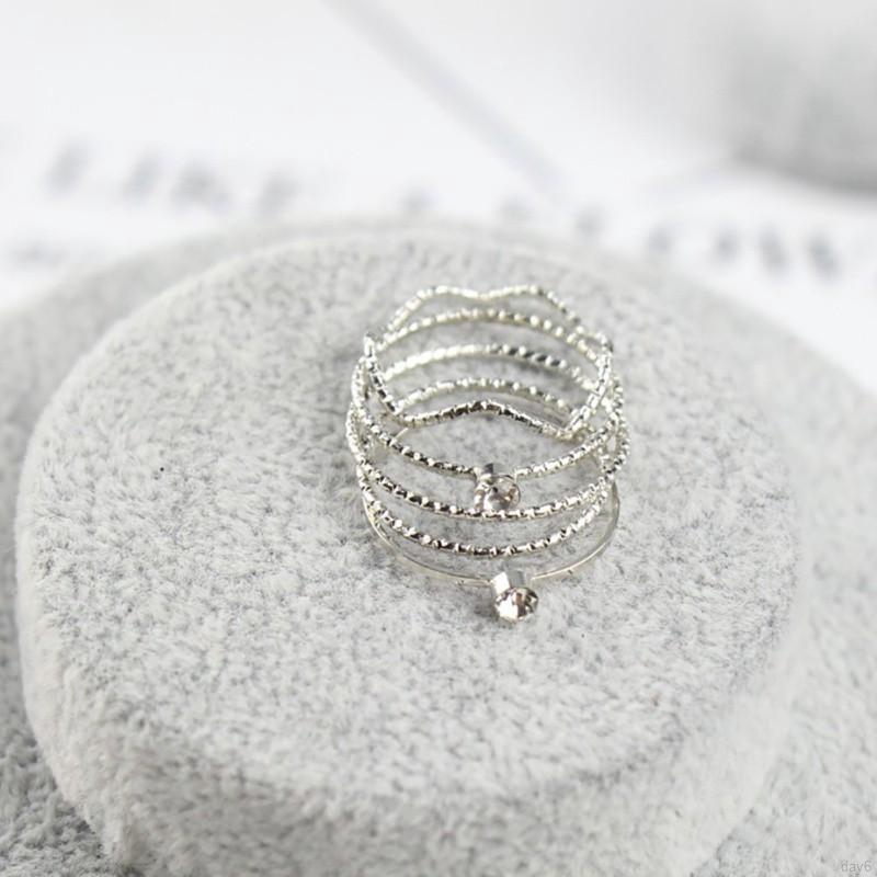 Set 5 nhẫn hợp kim đơn giản cá tính