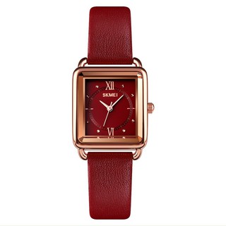 Đồng Hồ Nữ Thời Trang Skmei SK06 Chính Hãng Dây Da Cao Cấp Chống Nước Tốt