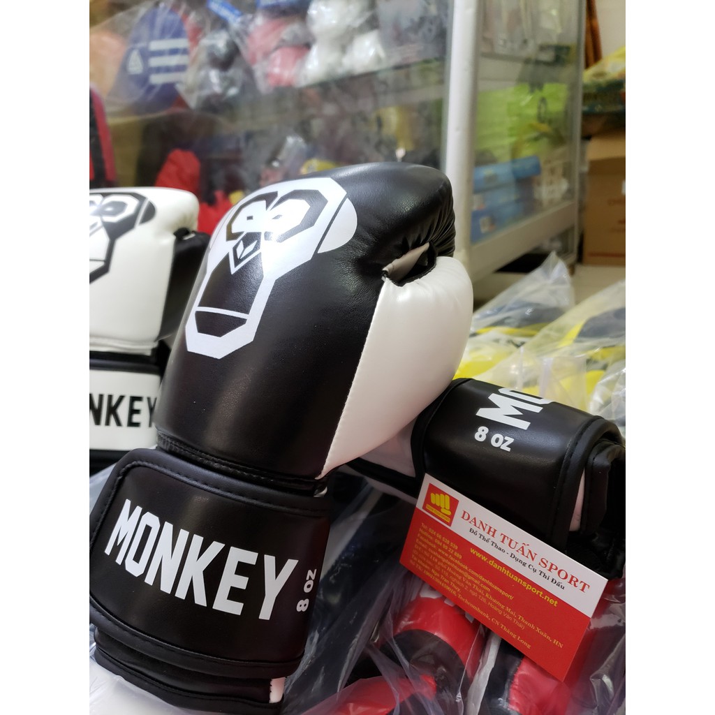 [Găng MONKEY] Găng Boxing, đấm bốc, dành cho trẻ em, da PU bền đẹp, phom chuẩn