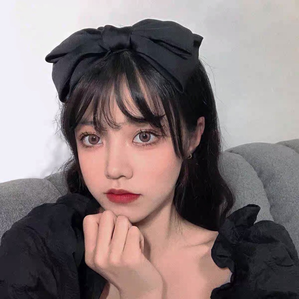 Băng đô nơ lụa phong cách Hàn Quốc cài tóc tiểu thư dễ thương cho nữ xinh xắn đáng yêu cute bản đẹp Miituu NLHQ1