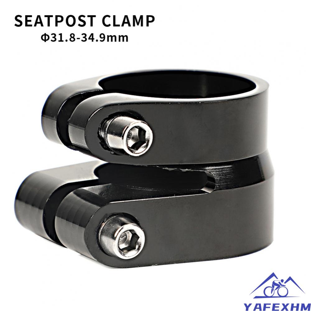 Kẹp Cố Định Yên Xe Đạp Hai Lớp Bằng Hợp Kim Nhôm 34.9mm 43g OUO