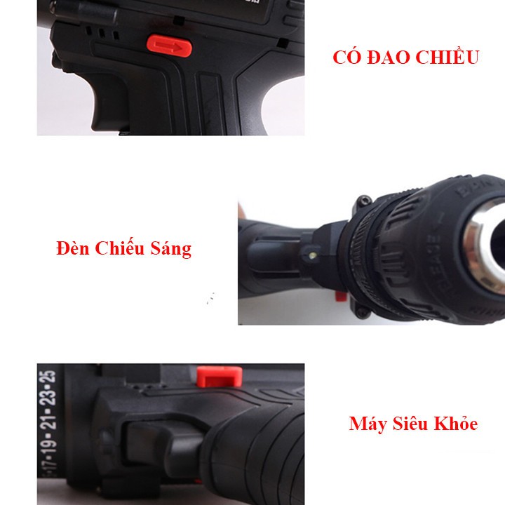 Máy khoan - Máy bắt vít 12v 2 tốc độ