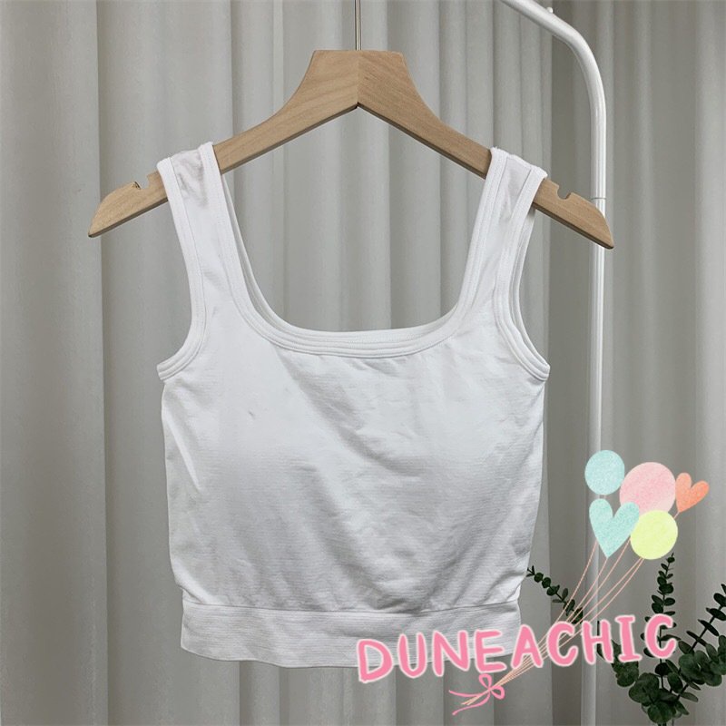 Áo Tank Top Cổ Vuông Hở Lưng Quyến Rũ Cho Nữ