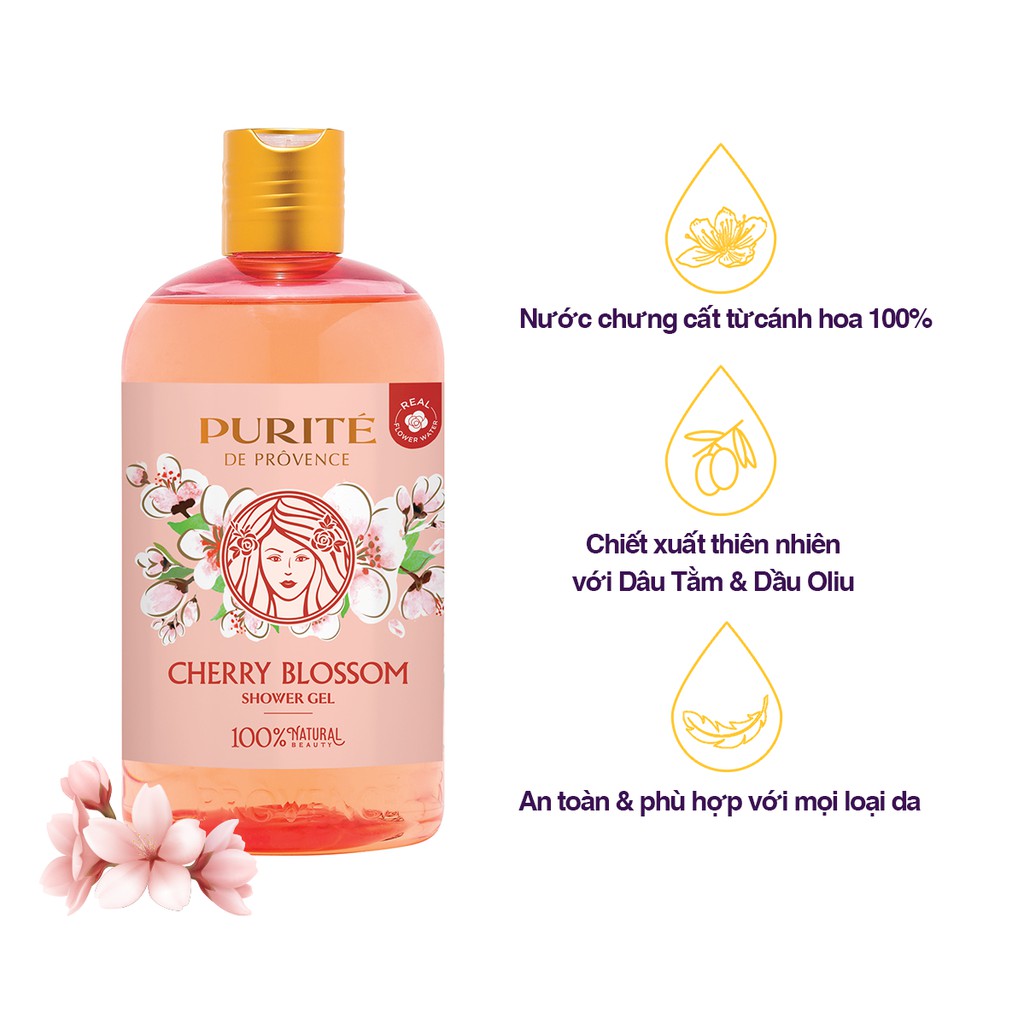 Sữa Tắm Purité Hoa Anh Đào 500ml | BigBuy360 - bigbuy360.vn