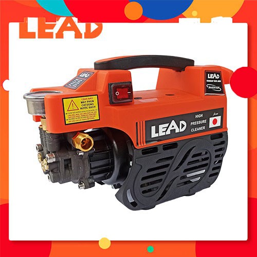 Máy rửa xe gia đình LEAD LE389, Công suất 2000w, Công nghệ Nhật, Máy phun áp lực cao, Bảo hành 12 tháng, Hàng chính hãng