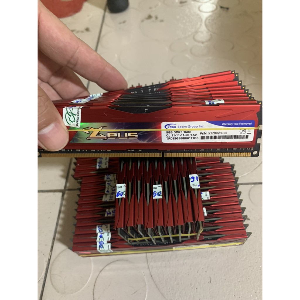 Ram - DDR3 - 8G - Bus 1600 Kingmax,Kington Fury..,Adata,Team, GsKill,CorSair, Dato Tản Nhiệt... - Vi Tính Bắc Hải