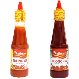 Tương cà và tương ớt Cholimex 270g Ăn Kiêng dùng được