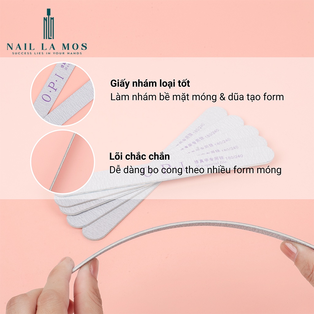 Dũa mỏng OPI - Một lốc 50 chiếc
