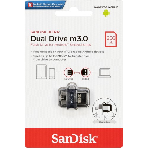 USB OTG SanDisk Ultra Dual Drive SDDD3 128GB-256GB