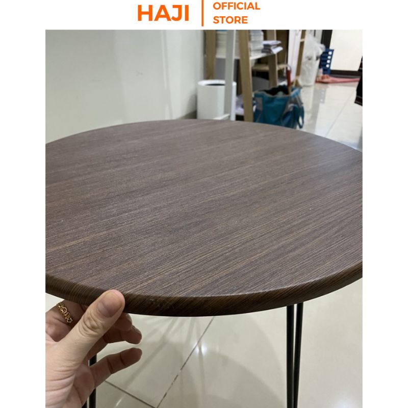 Bàn trà phòng khách thiết kế cạnh bo tròn thẩm mỹ chống nước tuyệt đối thương hiệu HAJI C63