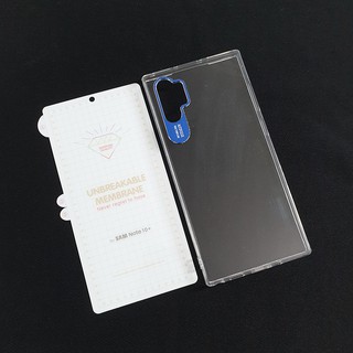 Bộ ốp lưng bảo vệ camera và PPF full màn hình Note 10 Plus