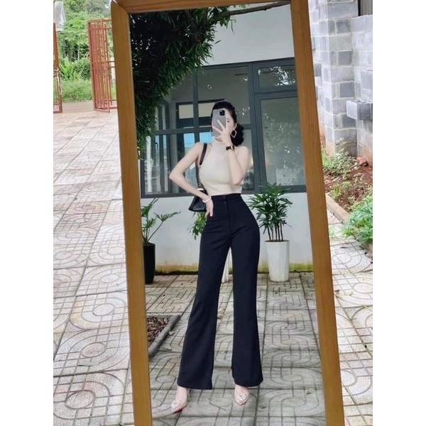 Quần Legging Ống Loe Siêu Hack Dáng Hot | BigBuy360 - bigbuy360.vn