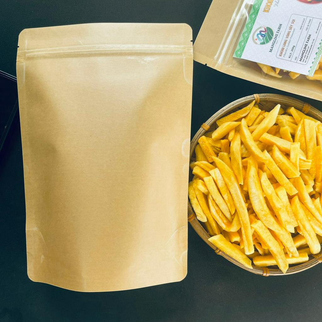 Khoai lang vàng sấy sợi Mangline Farm Đà Lạt 250g thơm ngon giòn tan giúp giảm cân cải thiện tiêu hoá