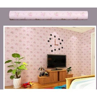 5m giấy decal cuộn hoa hồng BINBIN DT05 (Có keo sẵn)