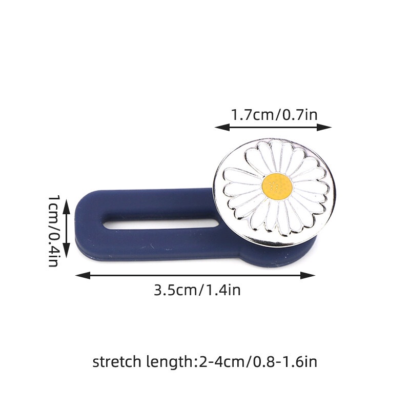 Ghim Cài Quần Jean Mở Rộng Cài Nút Có Thể Điều Chỉnh Cho Nam Nữ