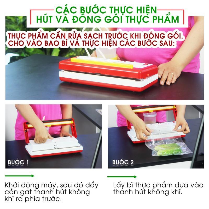 Máy Hút Chân Không DZ 300B -  Máy Hút Chân Không Mini, Không Kén Túi, Hút Được Nước