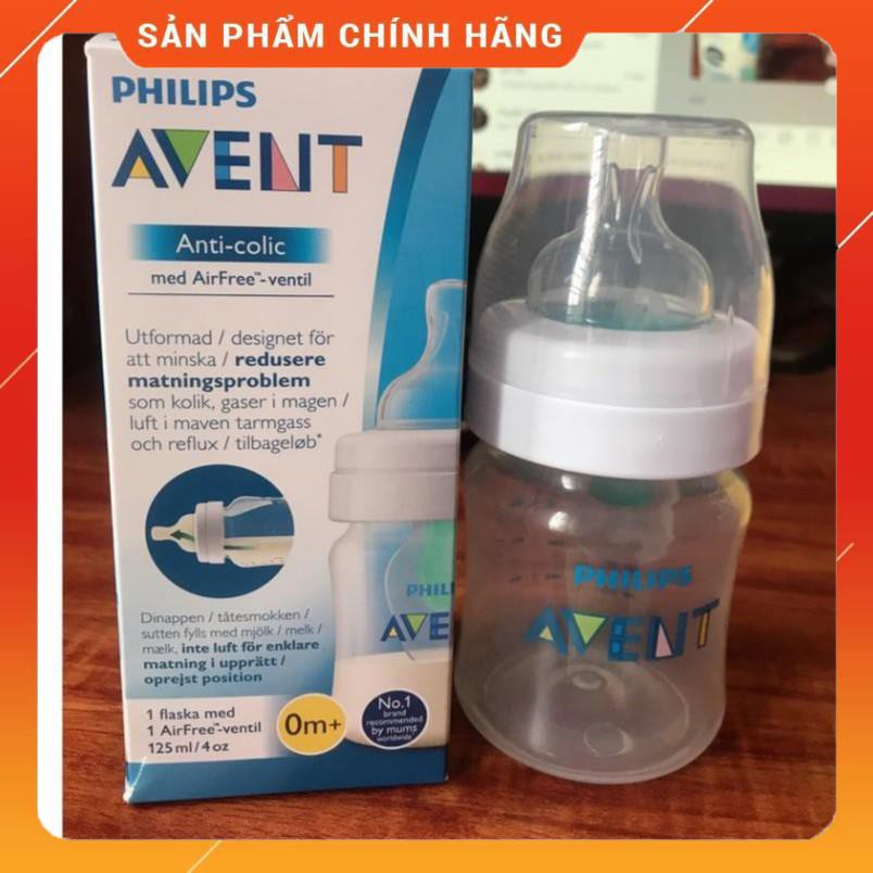 Bình sữa Chống sặc Avent Philips Anti-Colic 125-260ml (Hàng Nội địa úc. Sản xuất tại Anh)