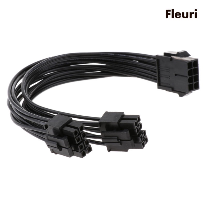 Dây Cáp Mở Rộng Bo Mạch Chủ CPU 8-Pin Sang Dual CPU 8 Pin (4 + 4) 20cm