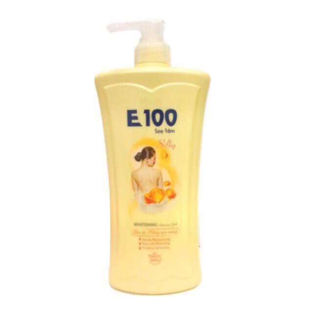 🌸🌸Sữa tắm E100 Tinh Chất Hoa Hồng Vàng - 800ML