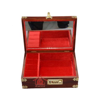 Hộp đựng trang sức, con dấu “Mã đáo thành công” gỗ hương