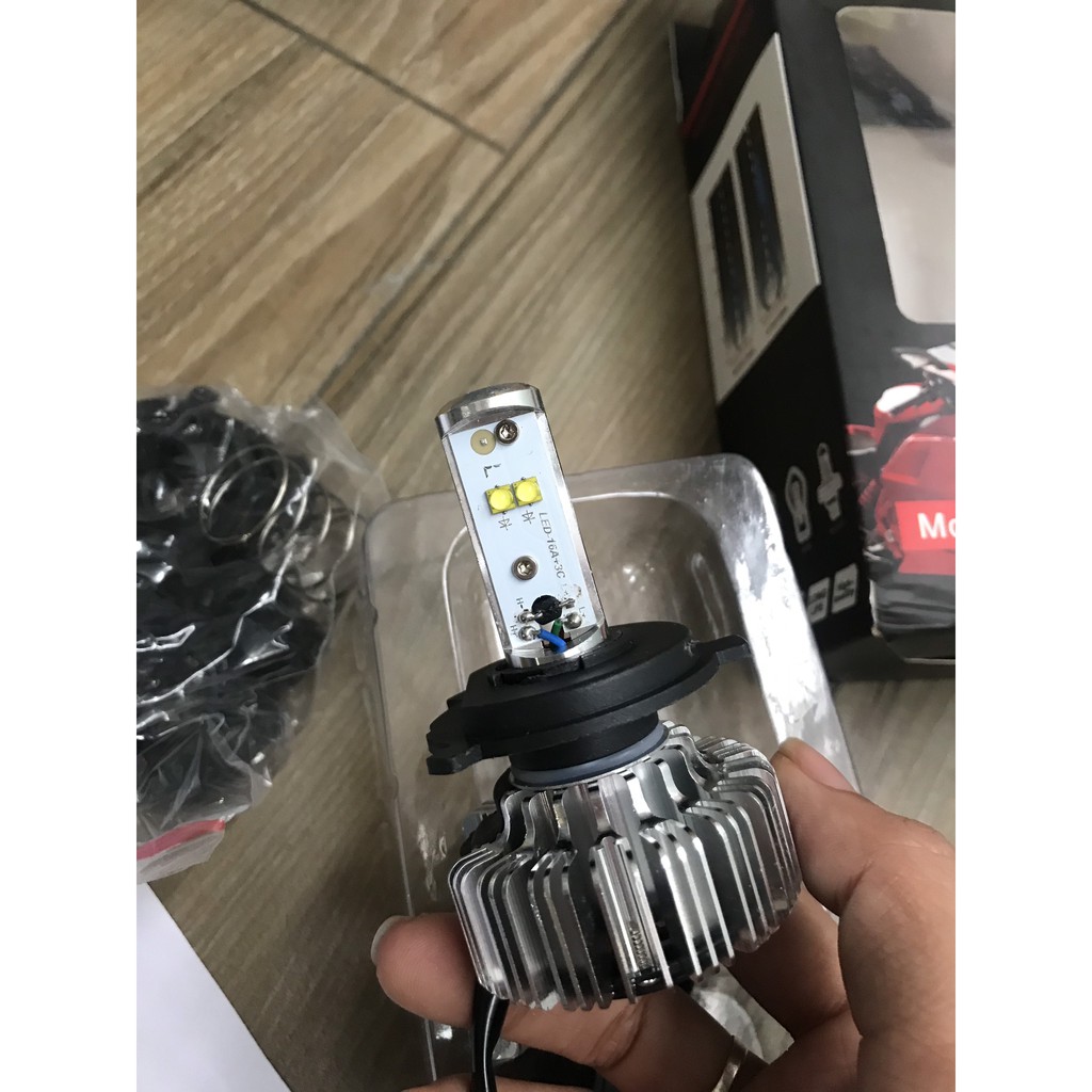 Đèn LED xe máy tim Mini H4
