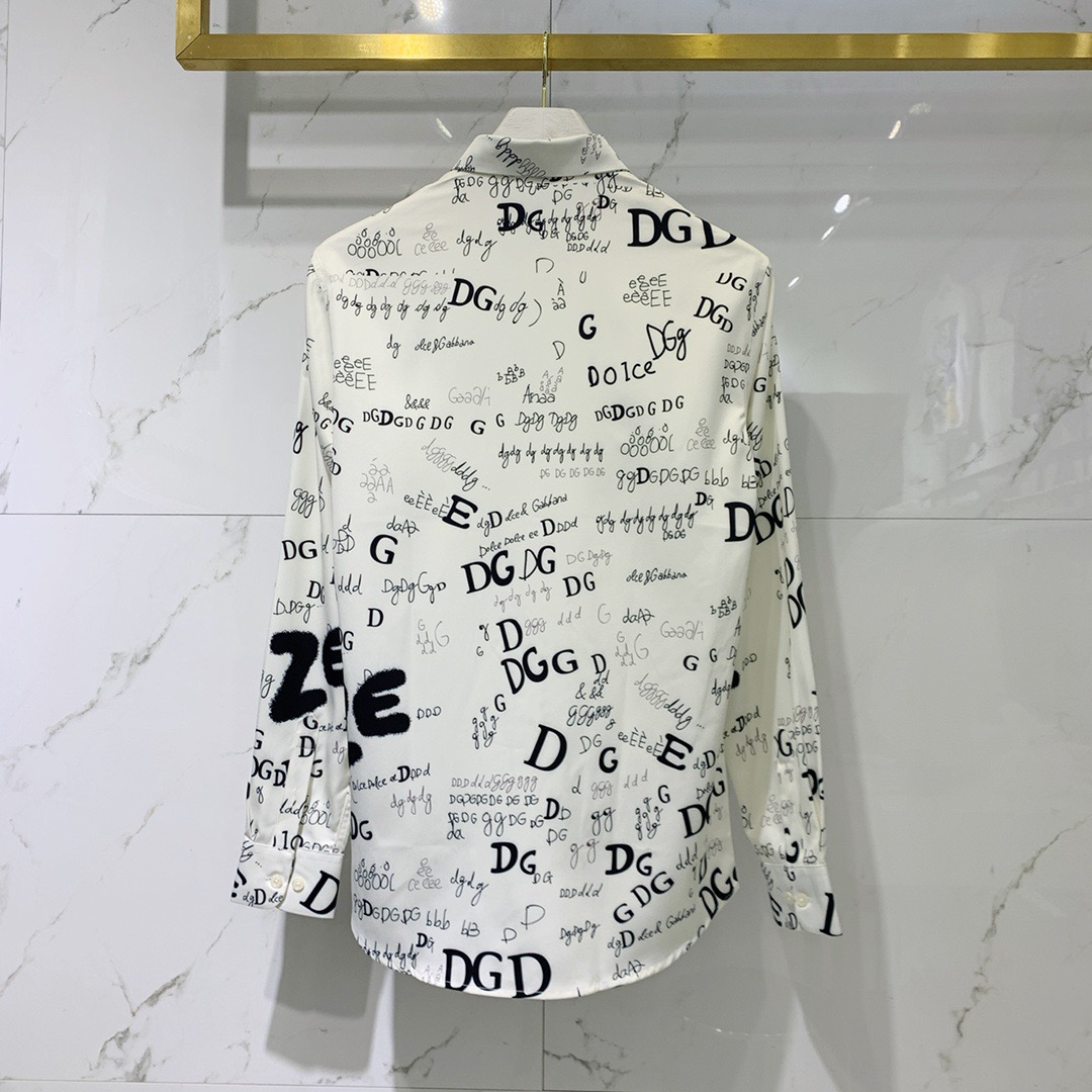 D0LCE&GABBA 2020 new men's long-sleeved shirt graffiti printed shirt | BigBuy360 - bigbuy360.vn