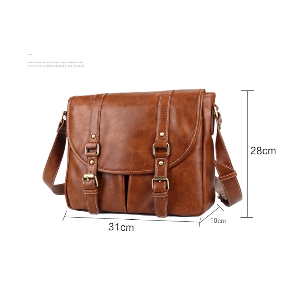 Túi đeo chéo nam đa chức năng thời trang cao cấp phong cách mới