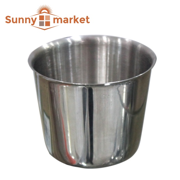 Bộ 5 ly inox 304 cao cấp size 7cm làm đá, khuôn làm bánh flan, rau câu, cupcake