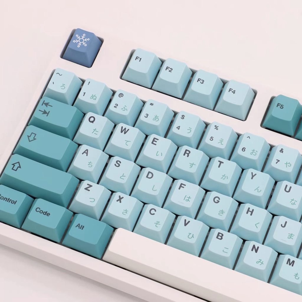 Bộ 142 Phím GMK Iceberg PBT Phong Cách Nhật Bản Cho Bàn Phím Cơ 61 64 84 108