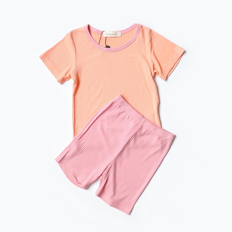 [MINKYMOM 2022] BỘ ĐỒ CỘC TAY CẠP CHUN THUN TĂM LẠNH MINKY MOM QUẢNG CHÂU CHO BÉ