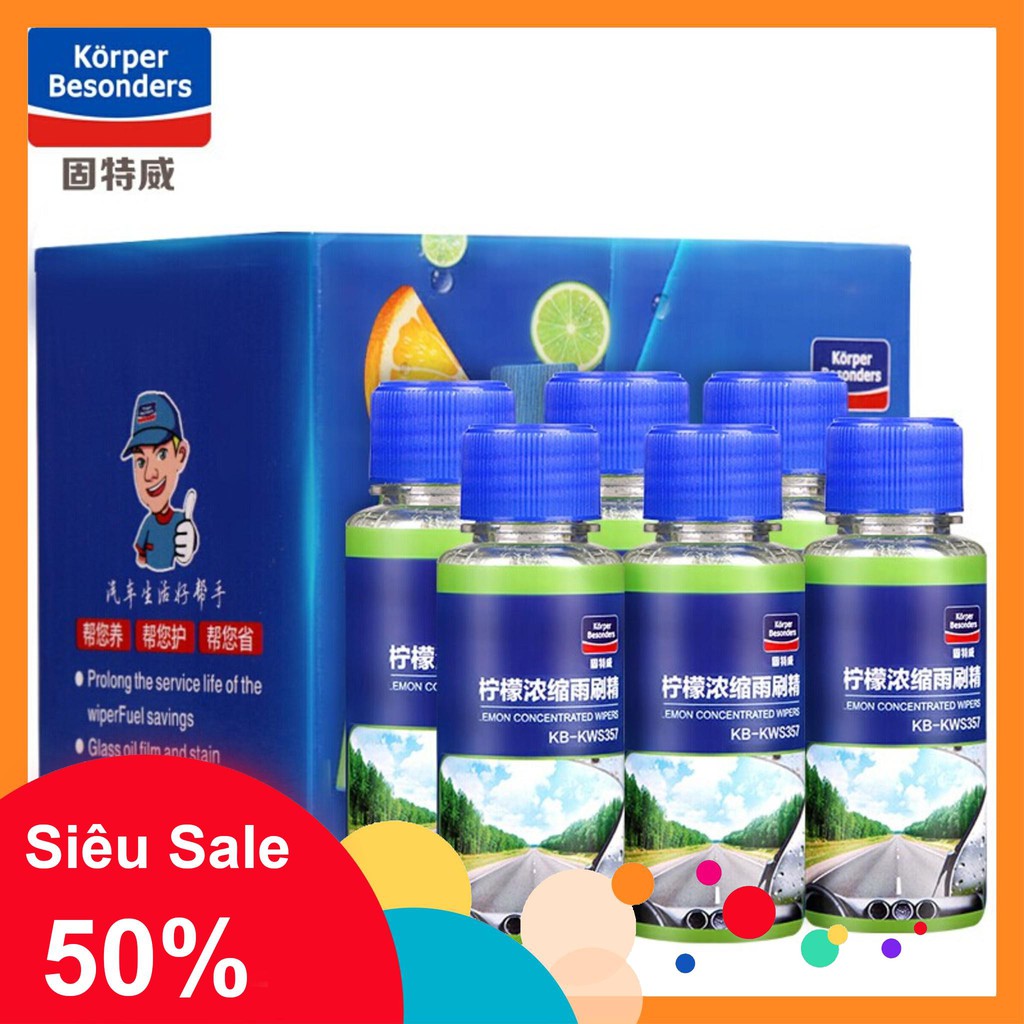 ⚡️FREESHIP 50K - TOÀN QUỐC⚡️ Nước rửa kính tinh chất chanh siêu đậm đặc Koper Besonders 45ml