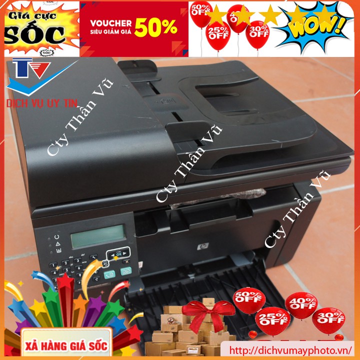 Máy in cũ HP đa chức năng 1212NF máy đẹp chất lượng có photocopy scan nhiều tời liên tục