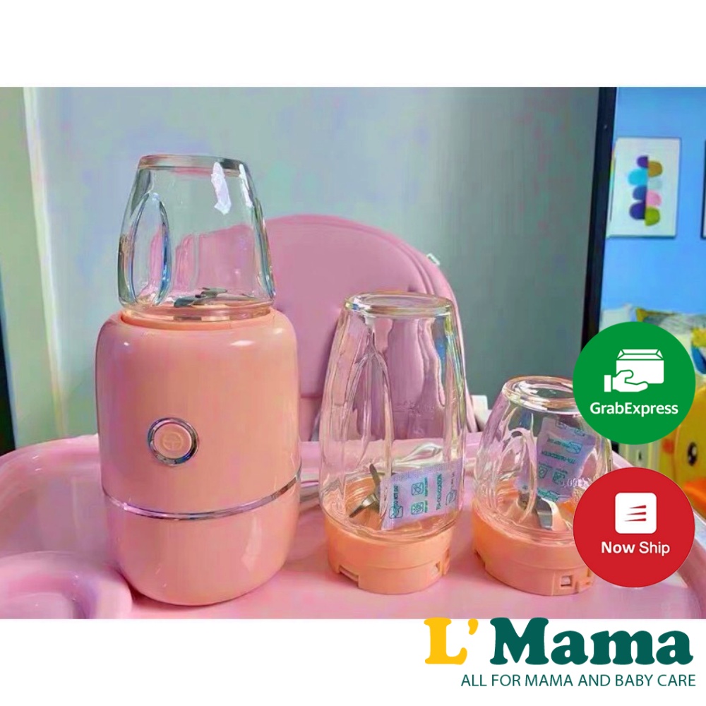 Máy Xay Đa Năng 6 Lưỡi 3 Cối Thủy Tinh Xay Đồ Ăn Dặm Cho Bé Và Gia Đình Siêu Tiện Lợi
