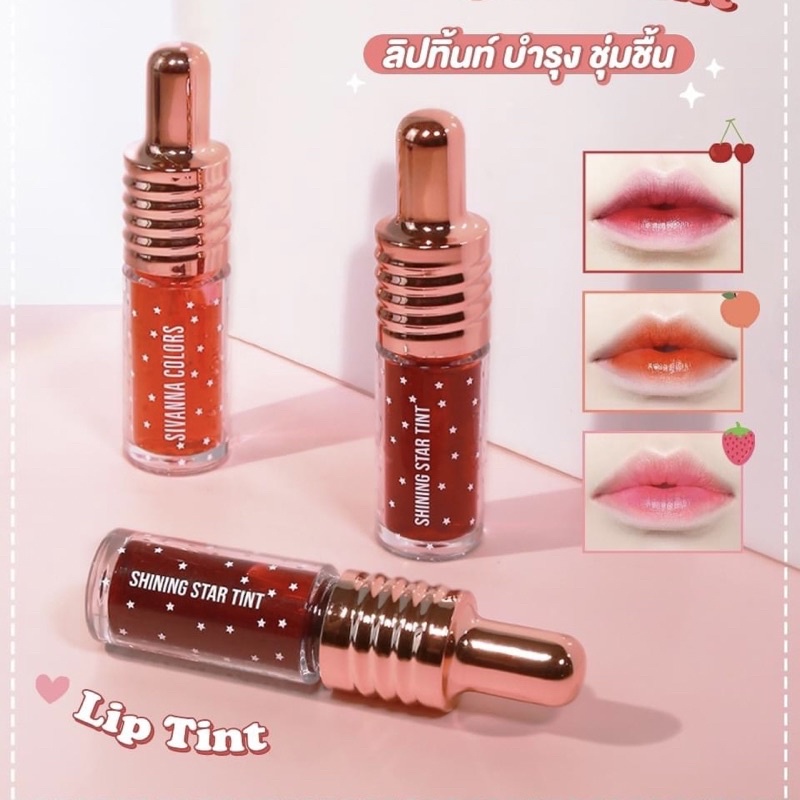 Set 3 Cây Son Tint Sivanna Colors Shining Star HF1007