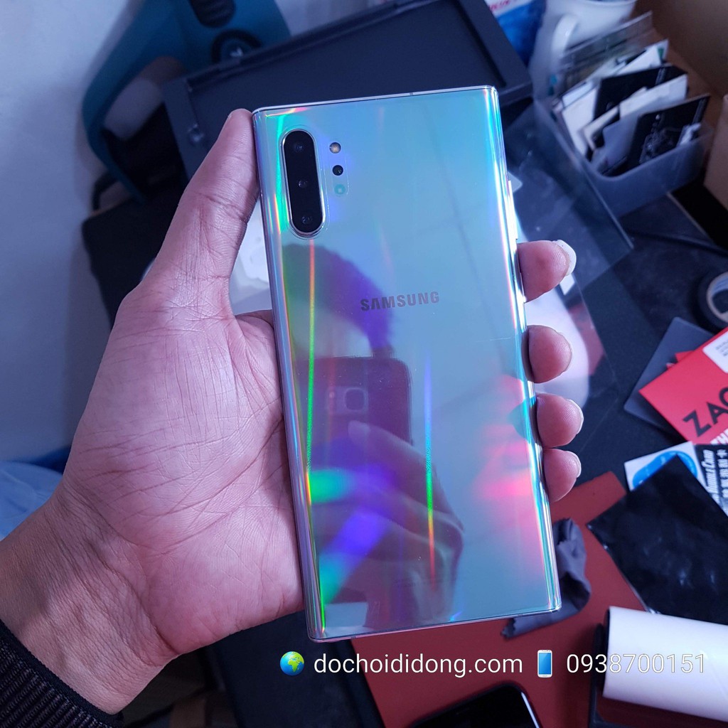 Miếng Dán Lưng Samsung Note 10 - Note 10 Plus Aurora Đổi Màu