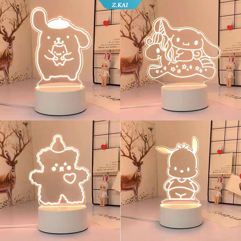 Đồ Chơi Mô Hình Nhân Vật Cinnamoroll Dog My Melody Kuromi Sanrio Hello Kittys 3D Dễ Thương